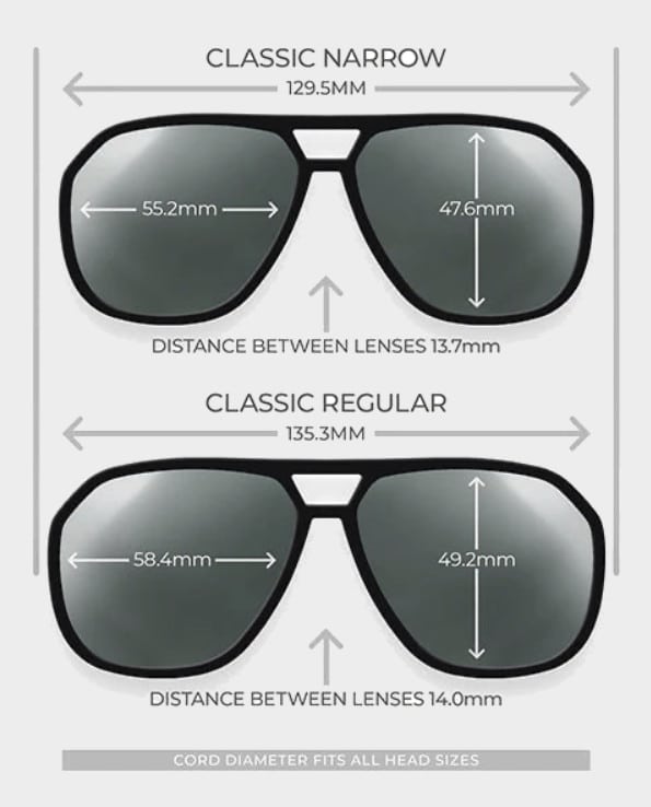 Minimalist sunglasses