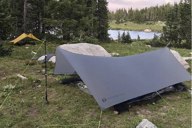 Ultralight tarp for hiking