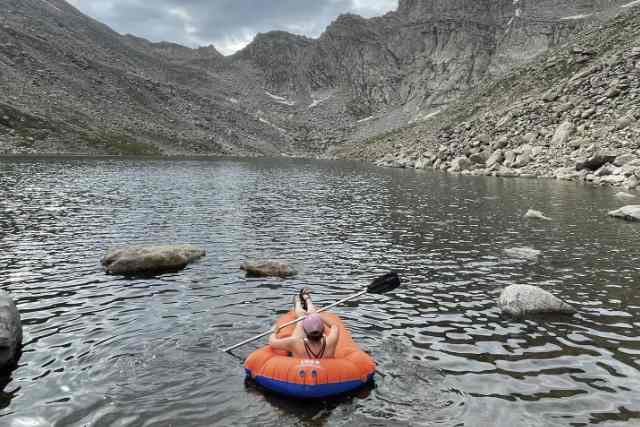 Ultralight Inflatable Boat for Hiking